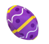 Prickles Easter Egg with Rabbit 5"