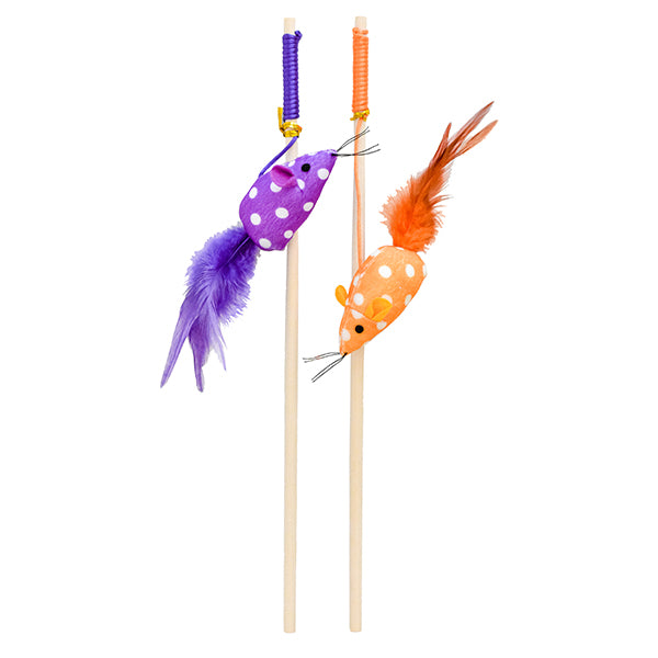 Halloween Wand Feathers - Cat Toy