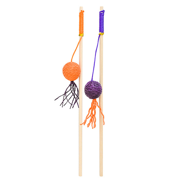 Halloween Wand Balls - Cat Toy