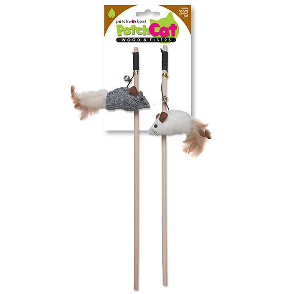 Natural Wand Feathers - Cat Toy