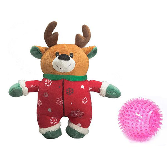 Reindeer Prickle Ball Onsie 9" (pack of 1 toy)