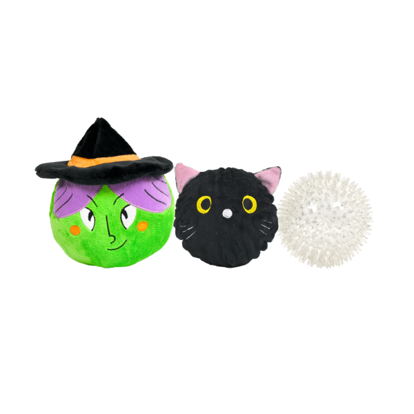 Prickle Witch with Black Cat 5" (pack of 1 toy)