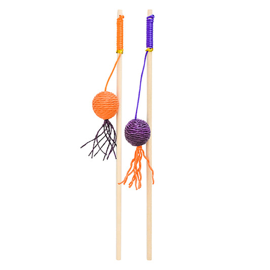 Halloween Wand Balls- Cat Toy (pack of 3 toys)