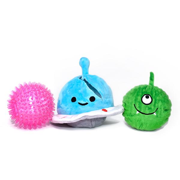 Prickles Spaceship + Alien (pack of 1 toy)